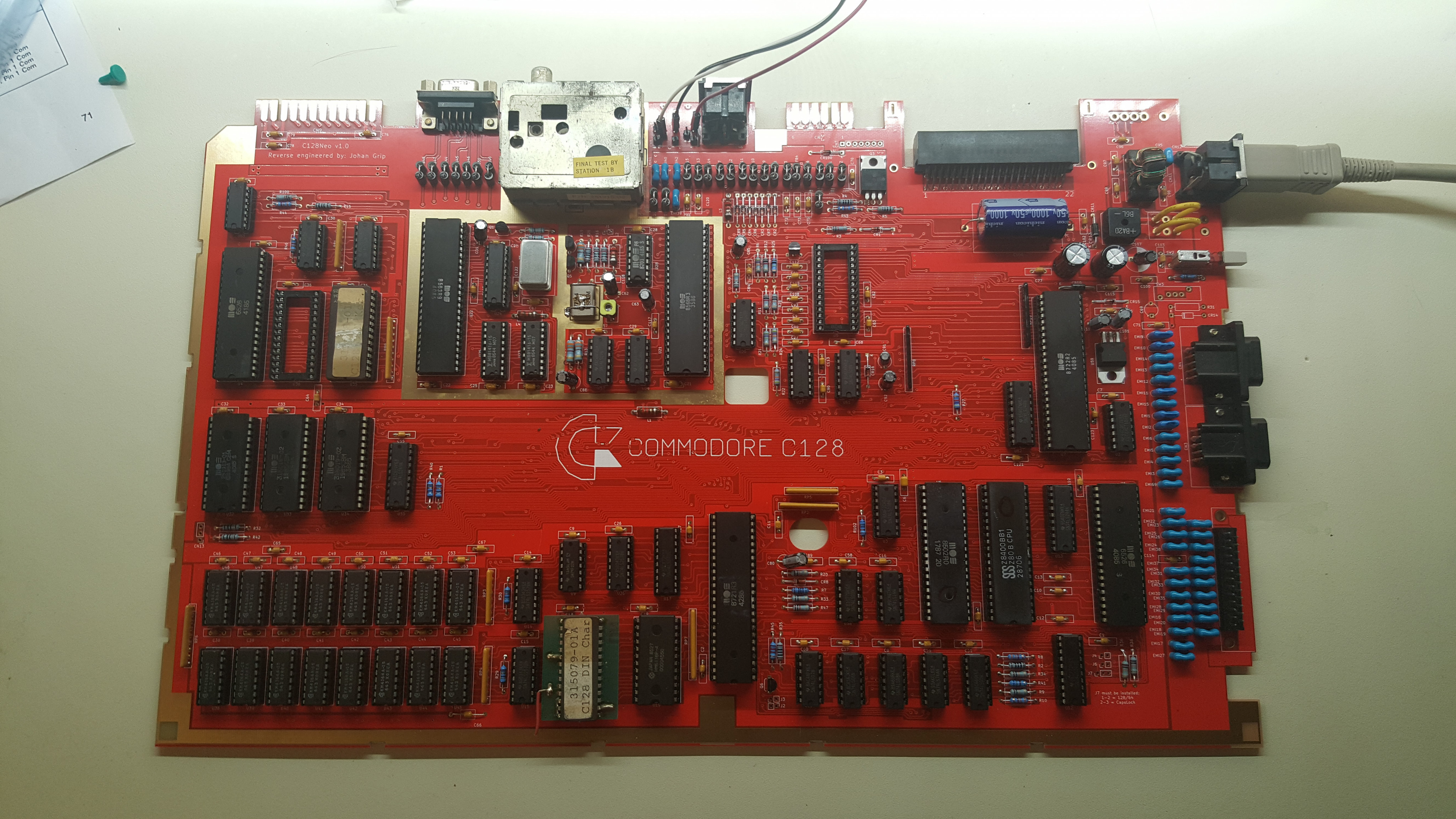Assembled C128Neo rev 1