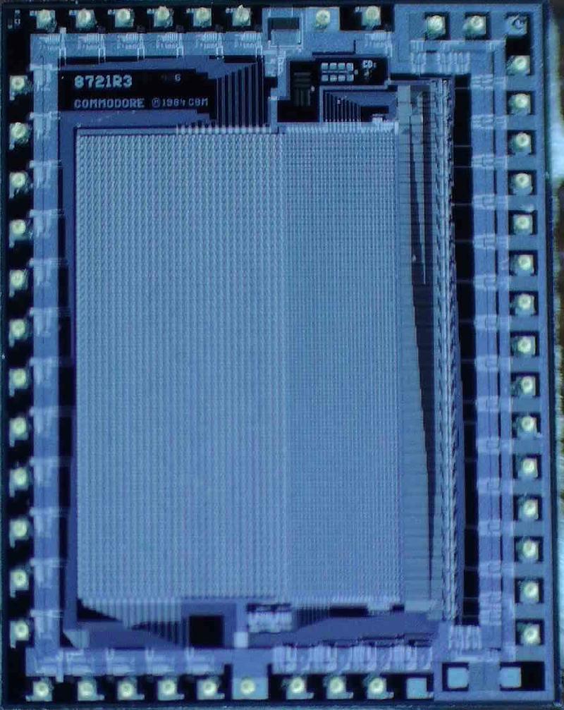 Silicon die of PLA chip